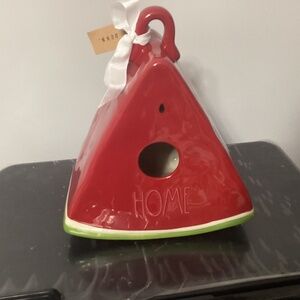 Rae Dunn home watermelon birdhouse